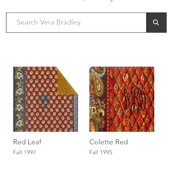 Retired! Vintage Vera Bradley Collette Red Duffle Bag and Matching Wallet - Picture 16 of 16